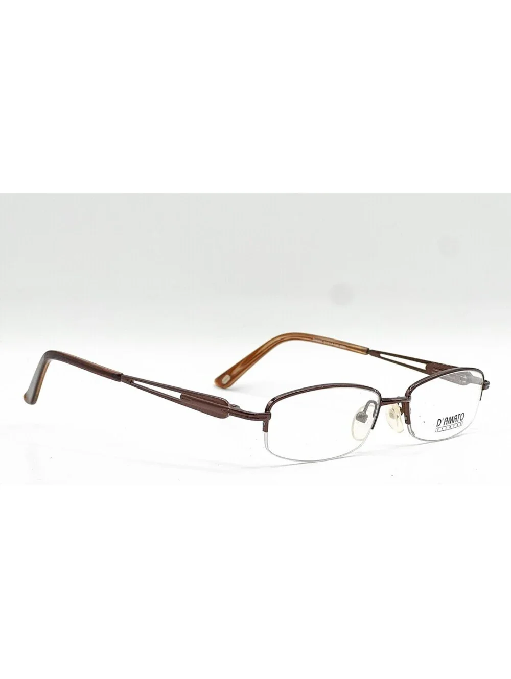 D'Amato Eyewear Dw593 Brn Brown Authentic Eyeglasses 51-17-135